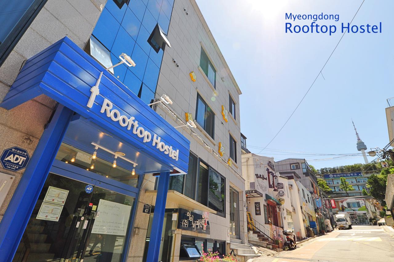 Myeongdong Rooftop Hostel Seul Exterior foto