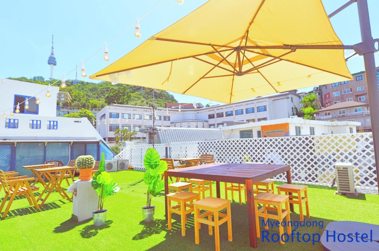 Myeongdong Rooftop Hostel Seul Exterior foto