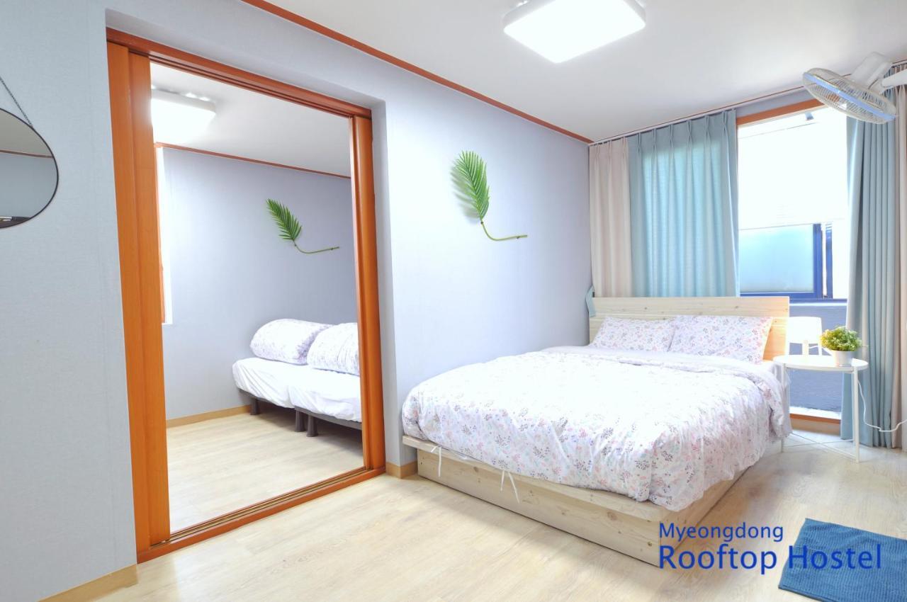 Myeongdong Rooftop Hostel Seul Exterior foto
