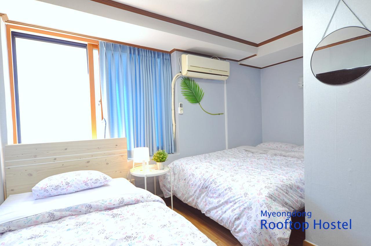 Myeongdong Rooftop Hostel Seul Exterior foto