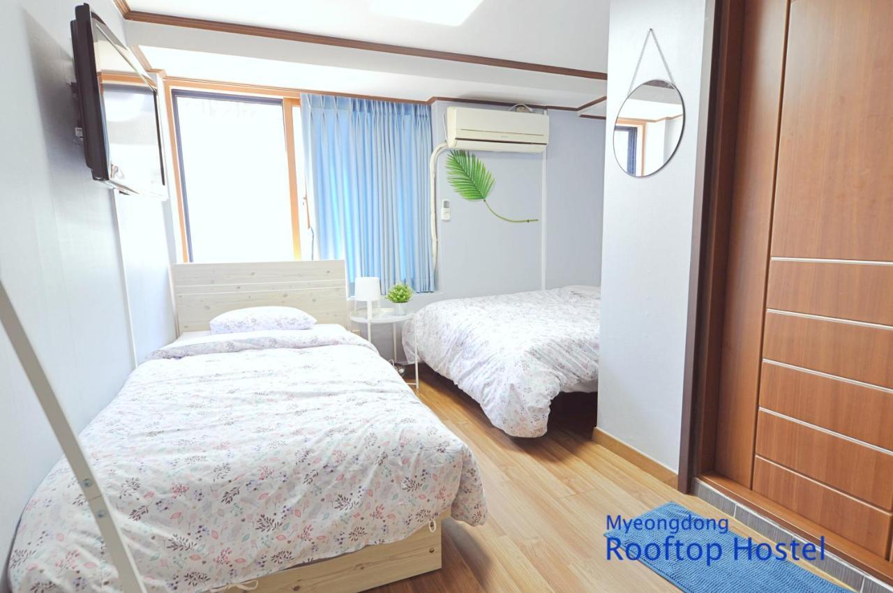 Myeongdong Rooftop Hostel Seul Exterior foto