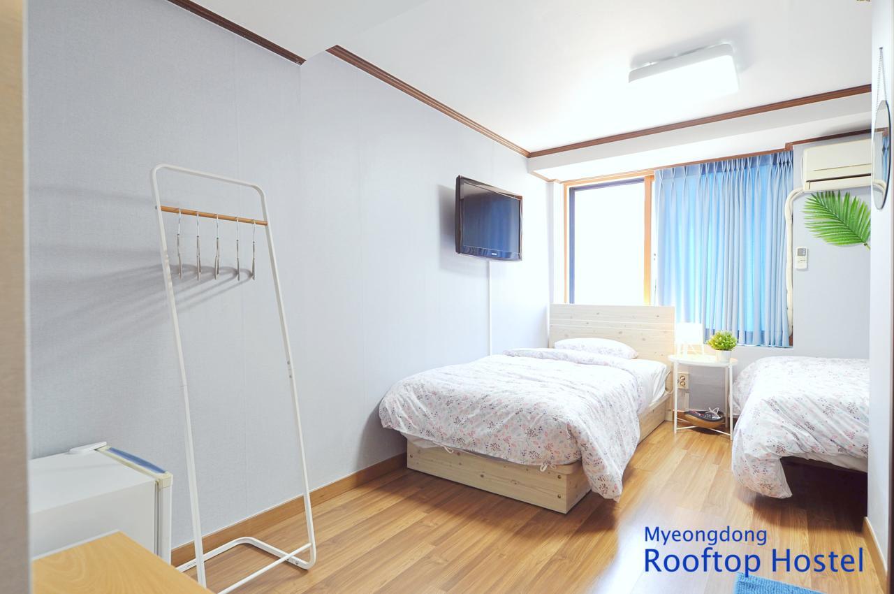 Myeongdong Rooftop Hostel Seul Exterior foto