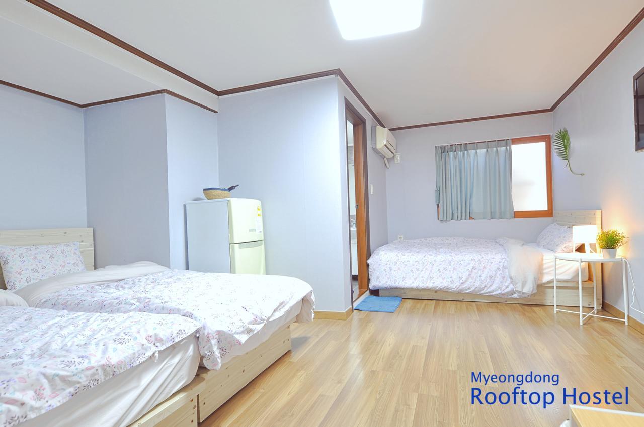 Myeongdong Rooftop Hostel Seul Exterior foto