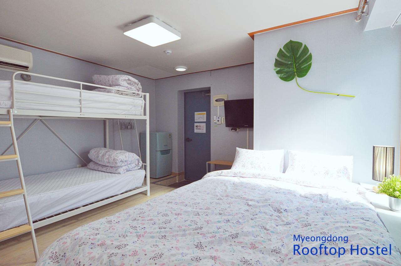 Myeongdong Rooftop Hostel Seul Exterior foto