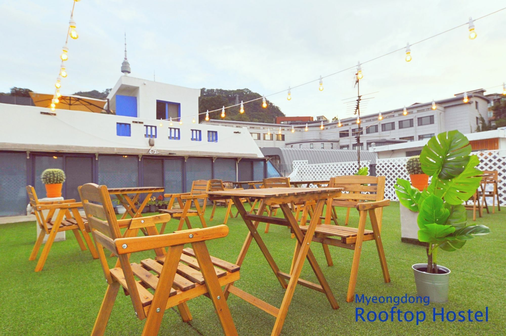 Myeongdong Rooftop Hostel Seul Exterior foto